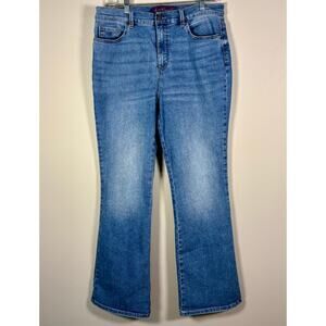 GLORIA VANDERBILT CLASSIC RISE STRETCH AMANDA BOOTCUT JEANS SIZE 12 AVERAGE